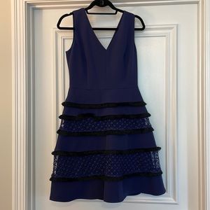Adelyn Rae Fringe Trim Cocktail Dress Size Medium (never worn)